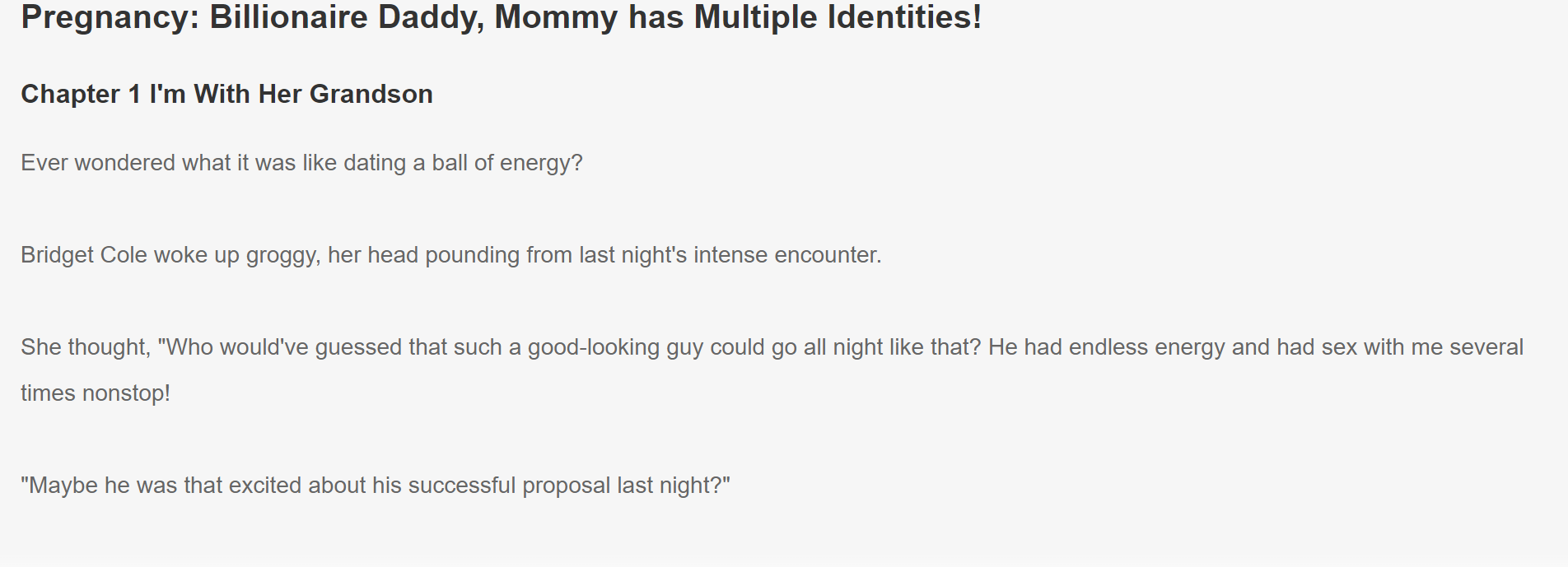 Pregnancy Billionaire Daddy, Mommy has Multiple Identities
